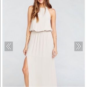 Show Me Your Mumu Heather Halter Dress Size L